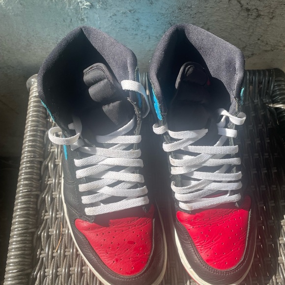 Nike Air Jordan 1 Retro High OG Black/Red/Blue - Picture 6 of 6
